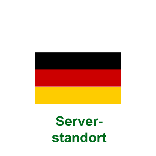 Unsere Serverinfrastruktur wird auf deutschen Servern betrieben