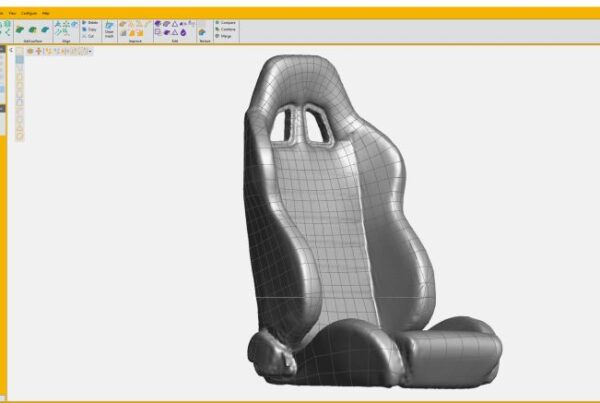 CAD Software des peel 3d Scanner