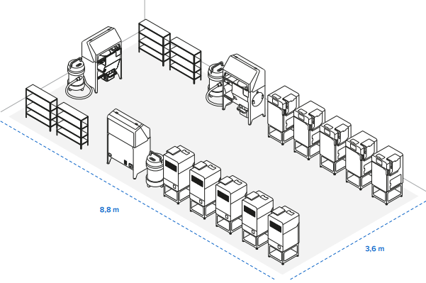 Hohes Produktionsvolumen Fuse 1