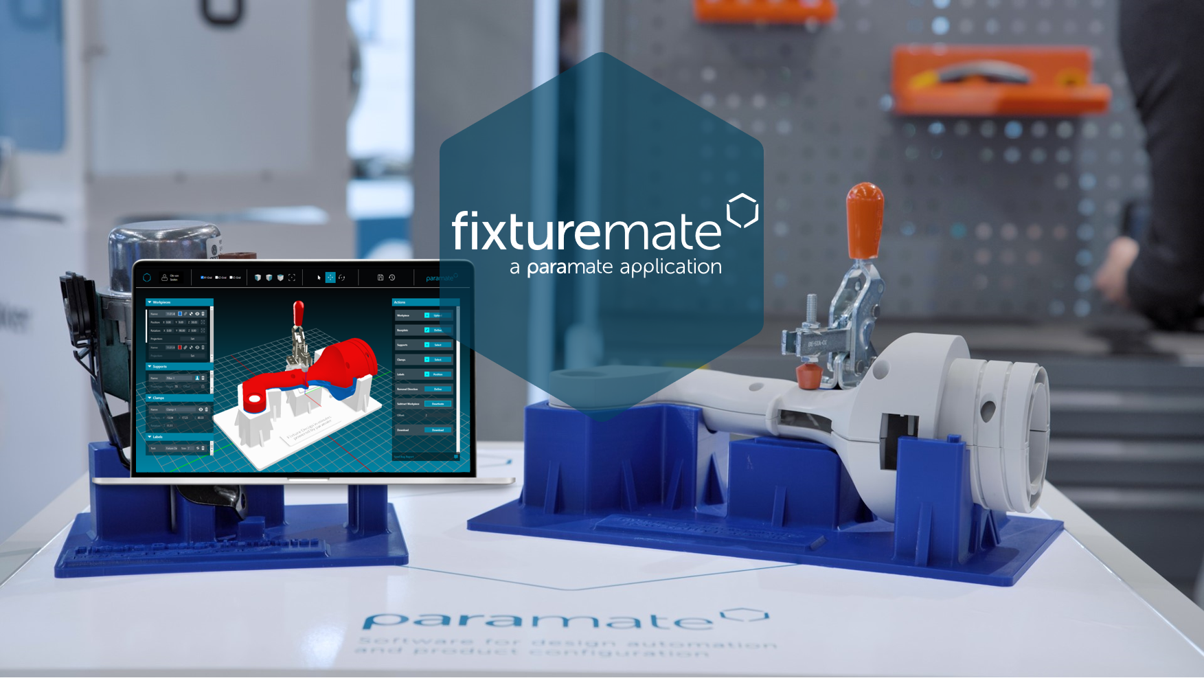 3D gedruckte Vorrichtungen optimiert mit Fixturemate von Trinckle 3D