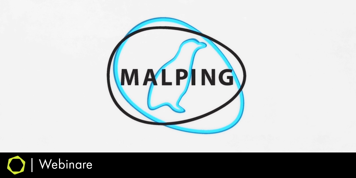 malping Logo auf grauem Hintergrund